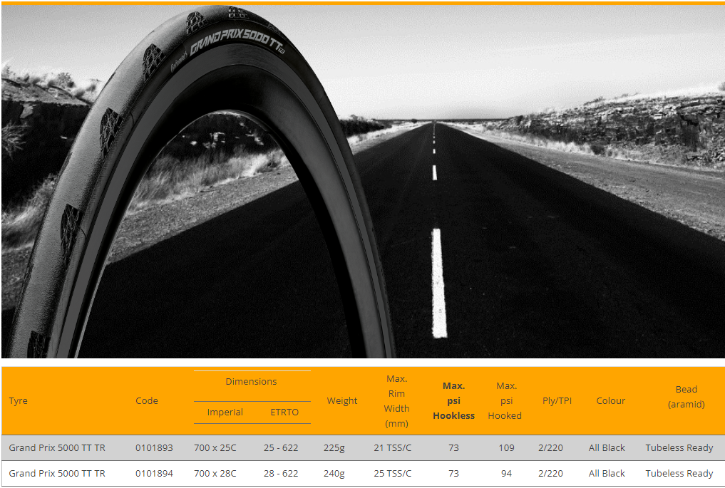 Continental Grand Prix 5000TT TR-1