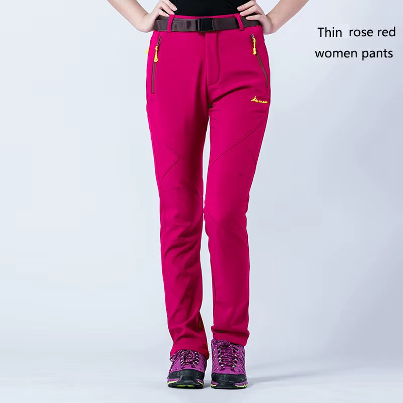 Women Thin Hiking Pants Waterproof Windproof Trousers Spring Outdoor for Camping Ski Climbing Hiking Trousers