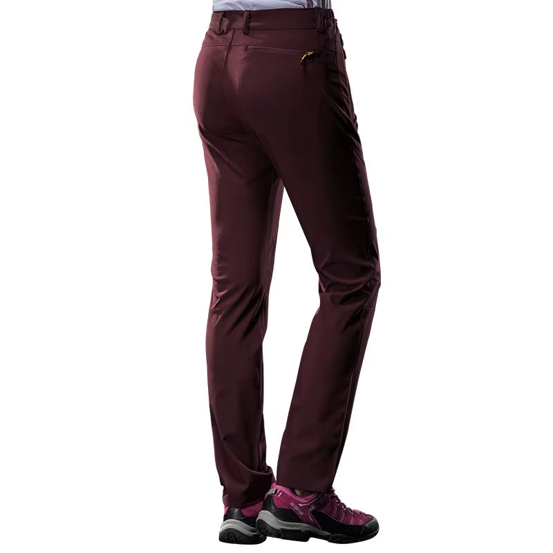 Women Thin Hiking Pants Waterproof Windproof Trousers Spring Outdoor for Camping Ski Climbing Hiking Trousers